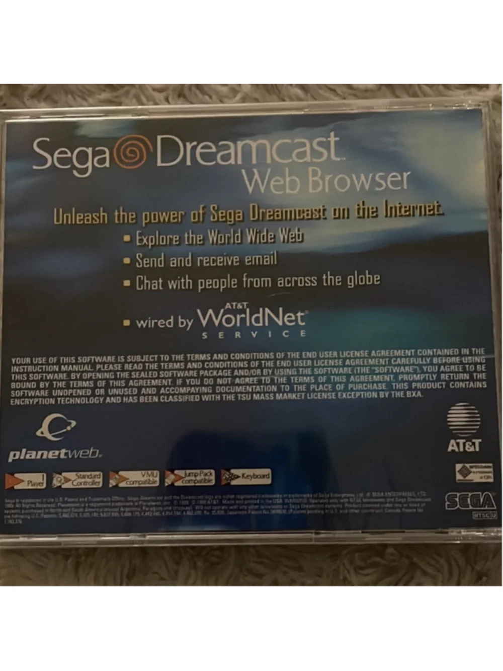 Sega Dreamcast Web Browser, New in sealed package